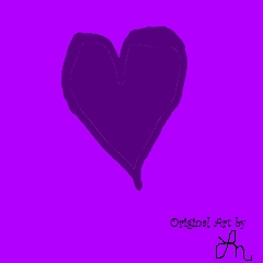 My heart is purple