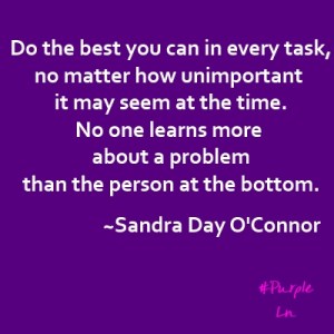 Do the best-Sandra Day OConnor-hashtag purple-quote