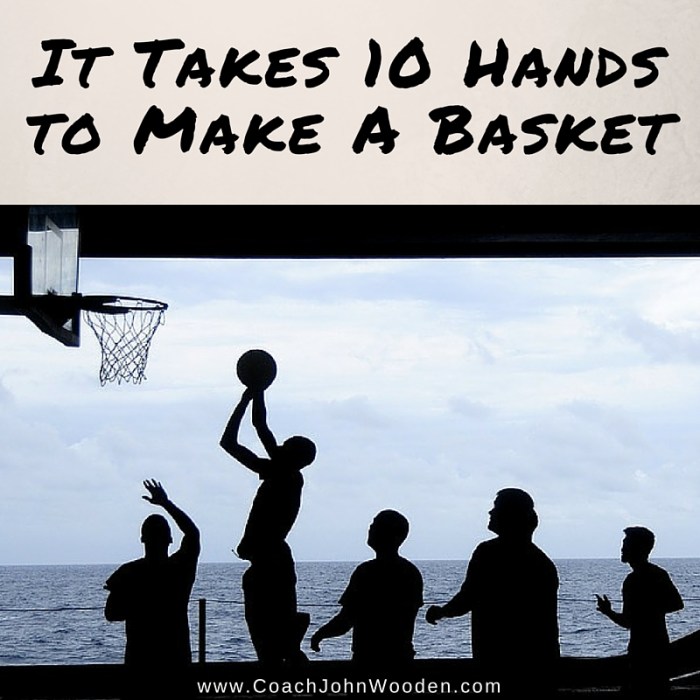 It Takes 10 Hands to Make aBasket