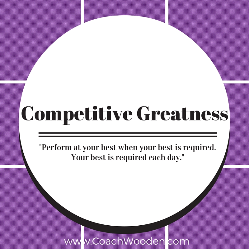Competitive Greatness